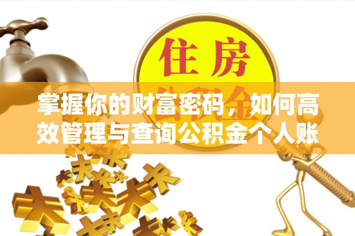 龙南掌握你的财富密码，如何高效管理与查询公积金个人账户信息